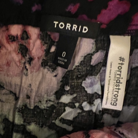 Torrid Rainbow Tie-dye Skirt Size 0 - Picture 3 of 6